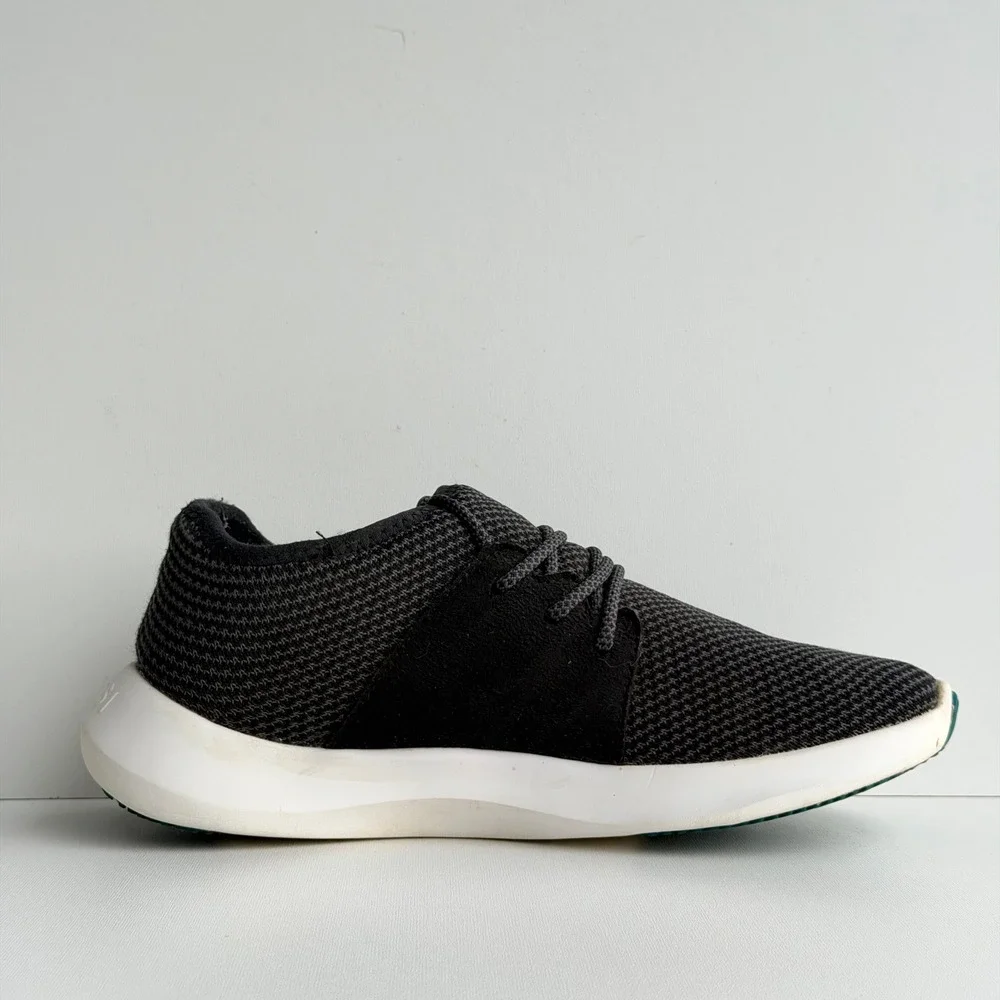 Vessi Everyday Classic Sneakers Women 8 Black Waterproof Knit Lightweight Casual